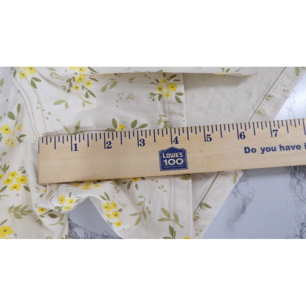 Judy Blue All‎ Over Floral Yellow Print Mid Rise Denim Shorts Stretch Size 1XL - Picture 10 of 13